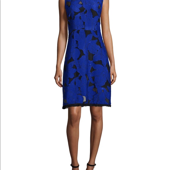 elie tahari ophelia short sleeve lace sheath dress Elie Tahari Ophelia Dress